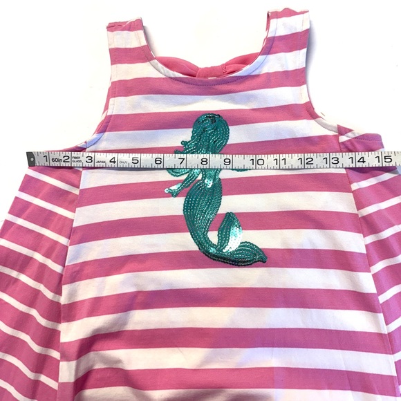 Tommy Bahama Pink Stripe Mermaid Dress Size 8 - Picture 6 of 6